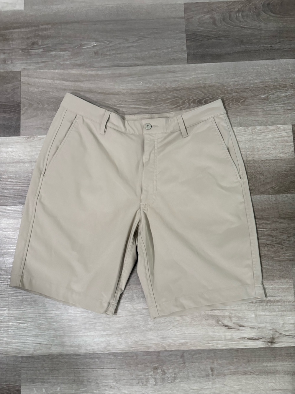 FootJoy Men's Beige Chino Golf Shorts